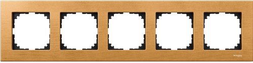 Рамка универсальная Schneider Electric Merten M-Elegance 5-м. дерево бук  картинка